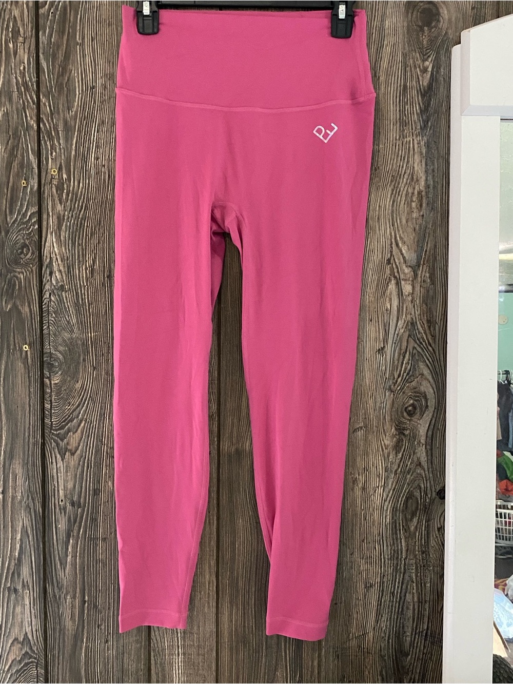 Pink Kids Leggings with High Waist